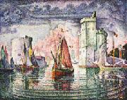 Paul Signac Port of La Rochelle France oil painting artist